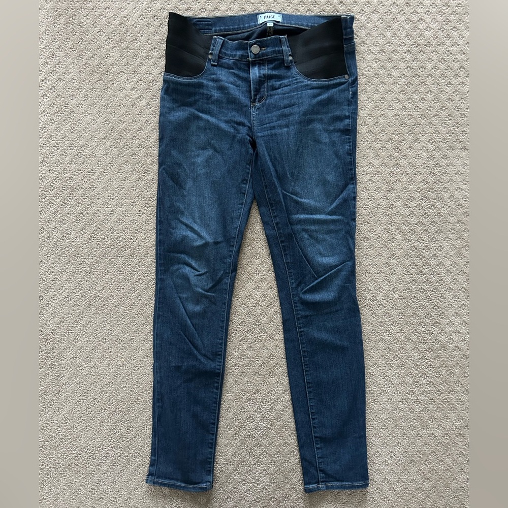 PAIGE maternity Blue Skinny Jeans